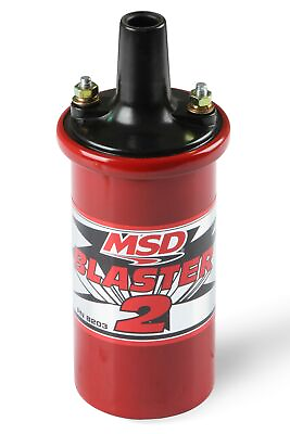 #ad 8203 MSD Ignition Coil Blaster 2 Series Ballast Resistor Red $81.95