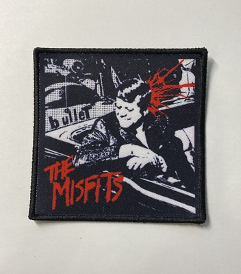 #ad THE MISFITS Bullet Punk Printed Embroidered Sew On Patch Metal Guitar Rock $6.99