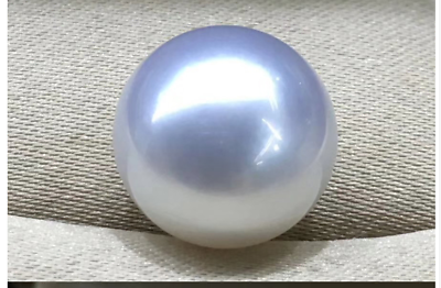 #ad Huge 12 13mm Natural south sea genuine white round loose pearl undrilled 1358AAA $200.00