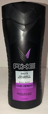 #ad Axe Excite Body Wash Crisp Coconut amp; Black Pepper Scent 16 OZ RARE SHIPS N 24HR $9.88