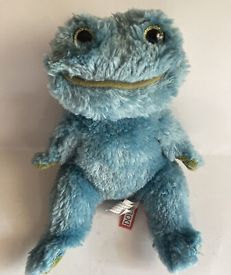 #ad Douglas Cuddle Toys Plush Blue Green Frog Stuffed Animal 8” Seated Glitter Eyes $9.99