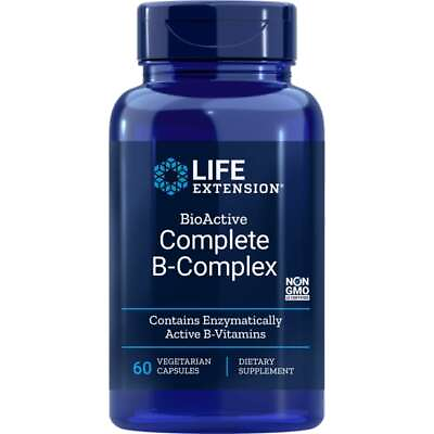 #ad #ad Life Extension Bioactive Complete B Complex 60 Veg Caps $9.00