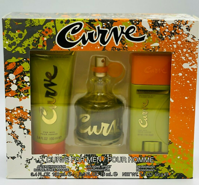 #ad Curve Cologne by Liz Claiborne 75 ml 2.5 oz EDC Spray for Men Brand New Gift Set $27.89