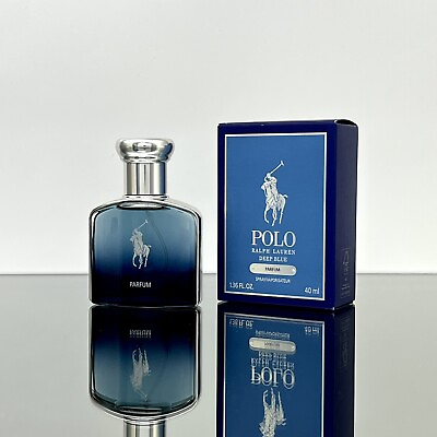 #ad POLO DEEP BLUE by Ralph Lauren Men Parfum 1.36oz 40ml Spr NEW SEALED BA18 $34.95