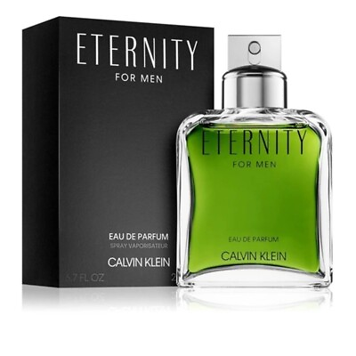 Eternity for Men by Calvin Klein Eau de Parfum Spray 6.7 oz New in Box $71.95