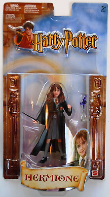 #ad Hermione Granger Harry Potter Chamber of Secrets MATTEL Figure 2002 * RARE * NEW $89.95