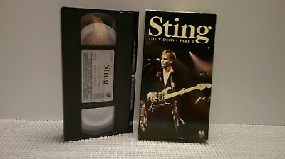 #ad STING The Videos Part 1 VHS VIDEO 1987 $13.24