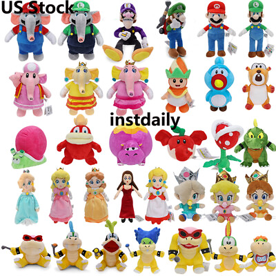 #ad Anime Super Mario Bros Wonder Plush Stuffed Doll Toys Kids Birthday Xmas Gift US $23.99
