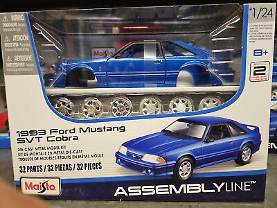 #ad Maisto Assembly Line 1993 Ford Mustang SVT Cobra $47.99