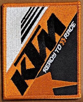 #ad KTM Ready to Race embroidered Iron on patch $17.00