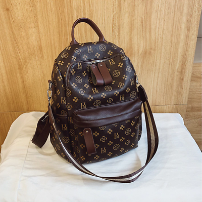 #ad Fashion Leather Backpack Shoulder Bag Handbag Flower Style Anti Theft for Women $74.98