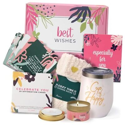 #ad Womens Gift Set Birthday Gift Baskets for Women Self Care Package for Women $46.57