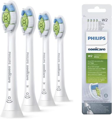 #ad White W2 Philips Sonicare DiamondClean Replacement Toothbrush Heads 4 pack $17.88