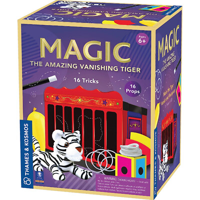 #ad Thames amp; Kosmos Vanishing Tiger Magic Set With 16 Tricks AU $34.99