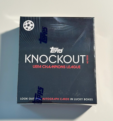 #ad 2023 24 Topps UCL UEFA Champions League Knockout 23 24 SEALED Box IN HAND $99.95