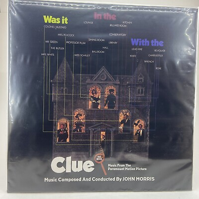 #ad IN HAND Clue The Movie Soundtrack Black White Split Vinyl LP 2022 Mondo 300 $69.99