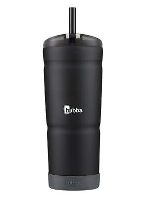 #ad Bubba Envy S Stainless Steel Tumblers with Straw and Bumper 24 fl oz Black Mug $10.81