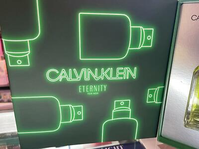#ad #ad Calvin Klein Eternity EDT Toilette Gift Set 1 oz 30 ml 6.7 oz 200 ml NEW BOX $99.99