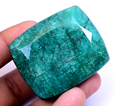 #ad 565.0 Ct Natural Huge Green Emerald Earth Mined Certified Museum Use Gemstone $26.24