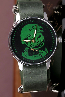 #ad Wristwatch Pobeda Space Soviet watch Minimalistic Gift watch Gagarin watch $79.99