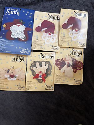 #ad Lot of two Vintage Snowfolk Santa Craft Kits Wimpole Street Creations Lot Of 6 $32.77
