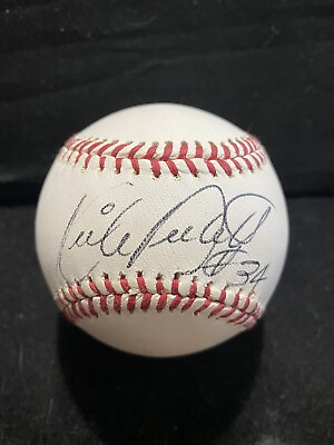 #ad Kirby Puckett Autographed VINTAGE Baseball Minnesota Twins JSA LOA COA $599.99