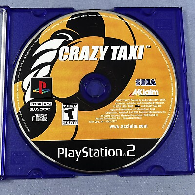 #ad Crazy Taxi Sony Playstation 2 PS2 Disc Only $3.88