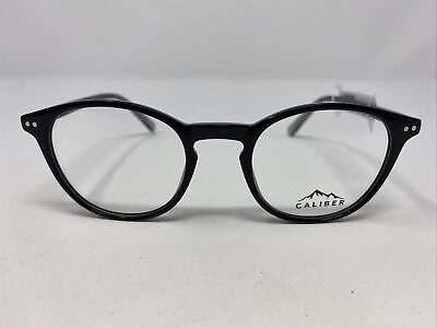 #ad Caliber Rae BLACK 47 21 140 Black Glitter Full Rim Plastic Eyeglasses Frame F444 $80.62