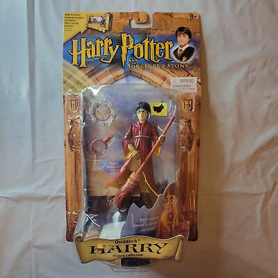 #ad Harry Potter and the Sorcerer#x27;s Stone Quidditch Harry figure New In Package $27.00