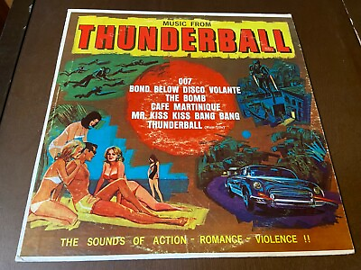 #ad Music from Thunderball Somerset Stereo LP James Bond 007 Spy Soundtrack Film $14.41