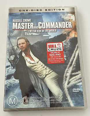 #ad Master and Commander Far Side Of The World DVD Region 4 PAL NEW Sealed AU $7.15
