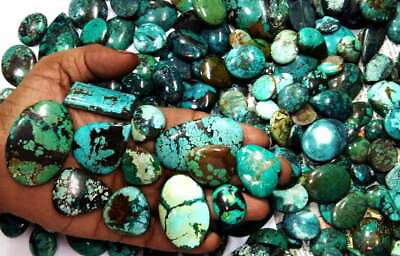 #ad 100% Natural Top Quality Tibetan Turquoise Gemstone Mix Size amp; Shape Lot Gems $299.99