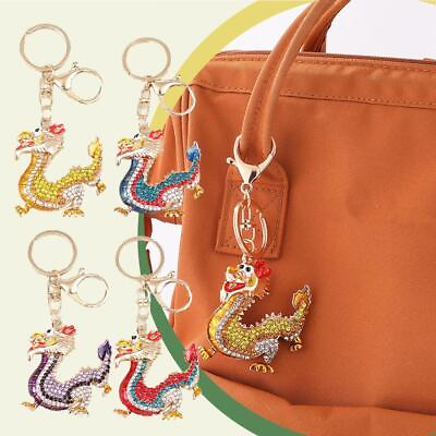 #ad Keychain New Year Gift Dragon Year Pendant Keychain Women Men Bag Acc Deco C $4.92