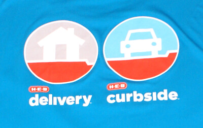 #ad HEB Grocery Store Employee Uniform Personal Shopper curbside t shirt Size Medium $13.56