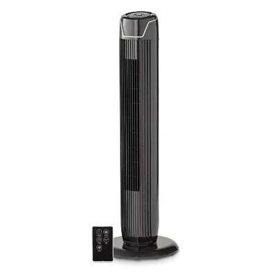 #ad Mainstays 36quot; 3 Speed Oscillating Tower Fan Model# FZ10 19JR Black i $35.01