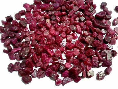 #ad GENUINE EARTH MINED 25ct Lot BEAUTIFUL NATURAL RED RUBY BURMA ROUGH GEMSTONE $23.95