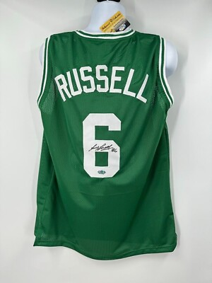 #ad Bill Russell Boston Celtics Signed Autograph Jersey BRUSS Hologram Hollywood $499.00
