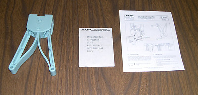 #ad AMP extraction tool for 52 position PLLC socket. Mfg by AMP. NEW NOS. $19.95