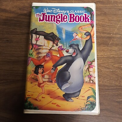 #ad The Jungle Book VHS 1991 Black Diamond Classic Collection $5.00