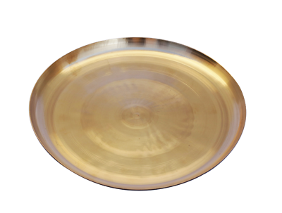 #ad Pure Kansa Bronze Dinner Plate Fruit Platter for Ayurveda Benefit 11 Inches $71.25
