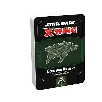 #ad Star Wars X Wing 2nd Edition Scum and Villainy Damage Deck Expansion $10.99