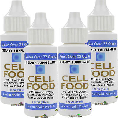 #ad 4 x Cellfood Liquid Concentrate 1 fl oz FRESH MADE IN USA FREE SHIPPING $98.24