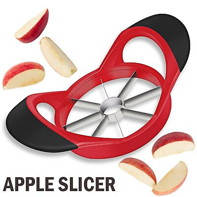 #ad Professional Apple Cutter Stainless Steel Apple Corer Tool with 8 Sharp Blades $8.99