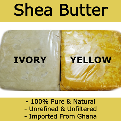 #ad Raw African Shea Butter 100% Pure Natural Organic Unrefined Ghana Wholesale Bulk $7.95