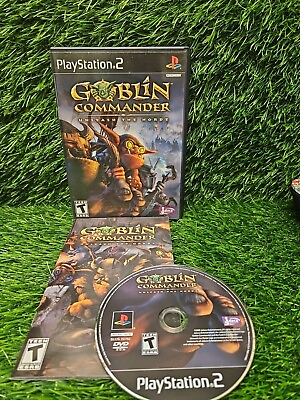 #ad Goblin Commander Unleash The Horde PlayStation 2 PS2 2003 CIB W Manual Reg Card $14.99