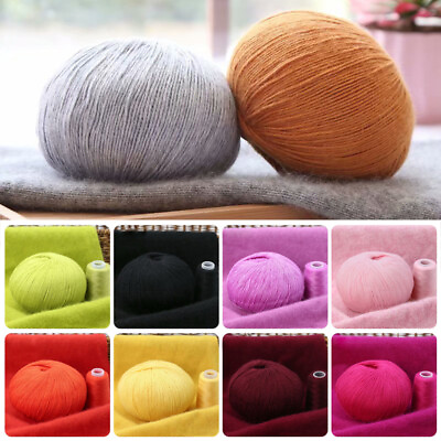 #ad 5020g Set Mongolian Cashmere Wool Yarn Hand Knitting Crochet Yarn DIY Scarf AU $3.99