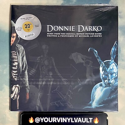 #ad DONNIE DARKO Metallic Silver Soundtrack Vinyl 20th Anniversary Record NEW SEALED $39.95