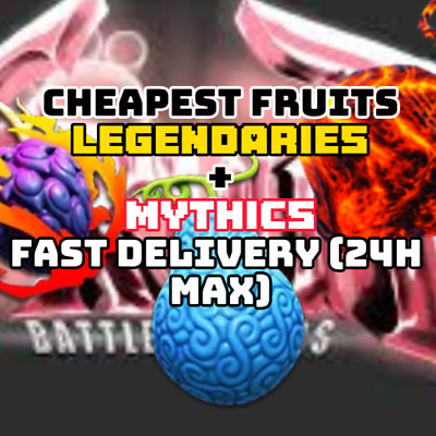 #ad FRUIT BATTLEGROUNDS 💎CHEAPEST LEGENDARY amp; MYTHIC FRUITS 💎 ⚡ FAST DELIVERY ⚡ $1.75