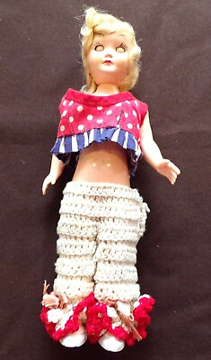 #ad 7quot; Hard Plastic Doll by Plastic Molded Arts $3.60