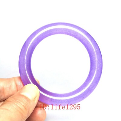 #ad China Jade Hand Carving Bracelets Attractive violet Decoration Gift 60 mm $17.99